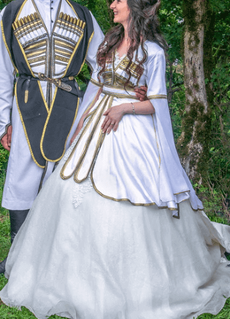 traditional wedding dress in Georgia